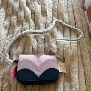 Stylish Pink and Blue Women's Bag